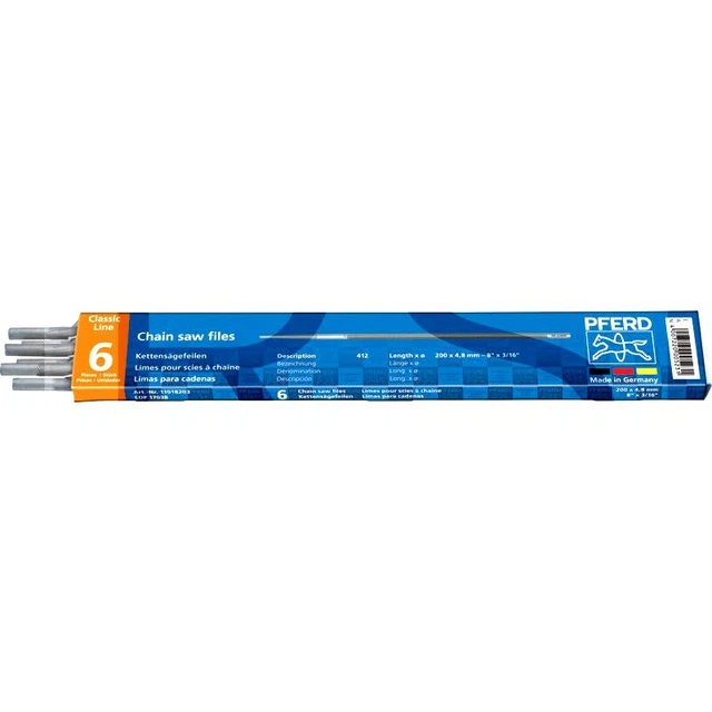Kettensäge Feilen Pferd 5,5 mm Teilung 3/8 0,404 Profi 6er Pack 37270727 SP