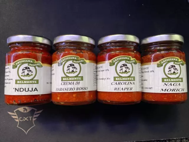 Carolina Reaper  Naga Morich Habanero Nduja Super Hard Hot Sex 4Pz Eros Piccanti