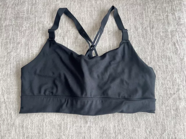 Marika Black Medium Impact Racerback Sports Bra Size XL