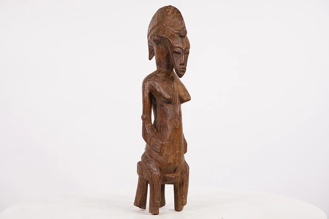 Gorgeous Senufo Female Statue 15" - Ivory Coast - African Art