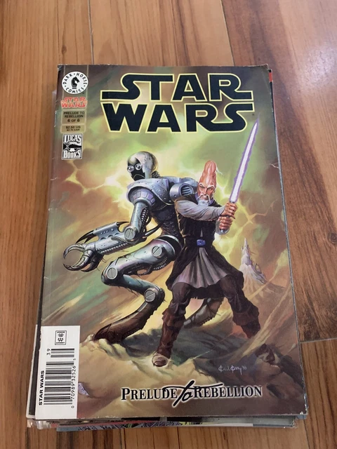 Star Wars #6 Prelude to Rebellion Dark Horse Lucus Comic Newsstand 1999 Disney