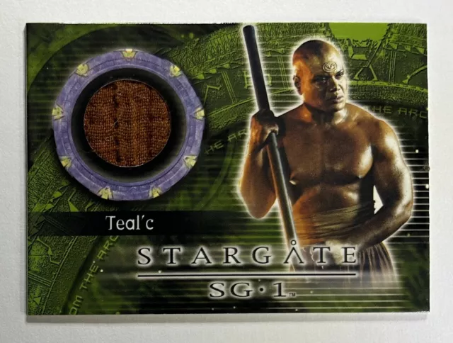 Teal'c Christopher Judge Stargate SG1 Season 8 Costume Wardrobe Relic Card C31