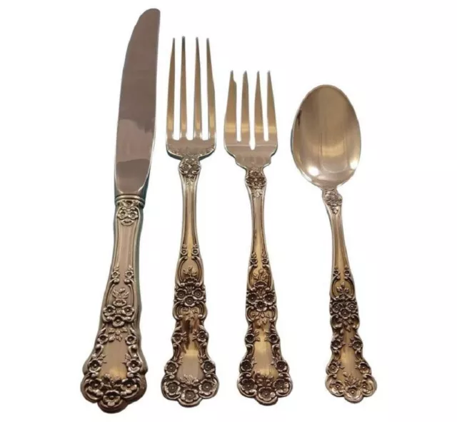 Buttercup by Gorham Sterling Silver Flatware Set For 12 Service 48 Pieces