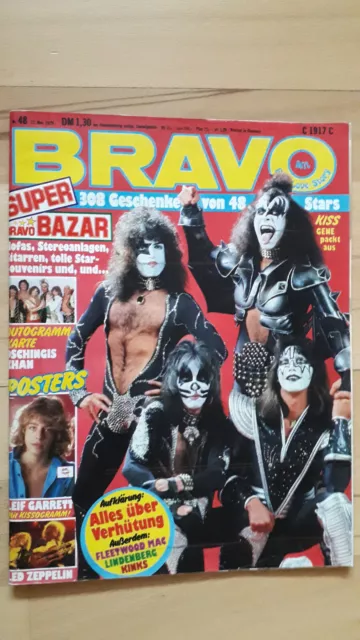BRAVO Nr.48 vom 22.11.1979 Dschingis Khan, Kiss, Led Zeppelin, Udo Lindenberg...