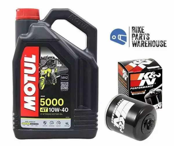 Triumph Tiger 800 Xc 2011-2018 K&N Oil Filter Motul 5000 Service Kit