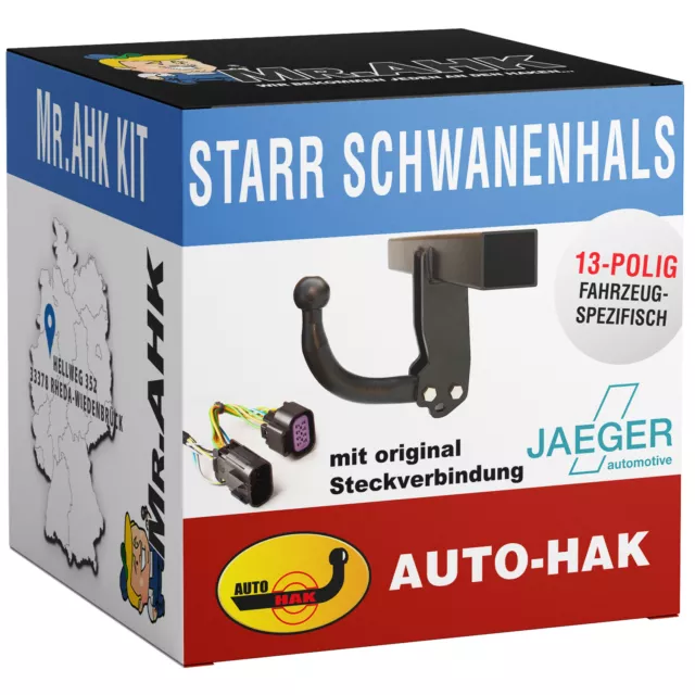 AutoHak Anhängerkupplung starr für Volvo S60 Limousine 00-04 mit 13p spezifisch