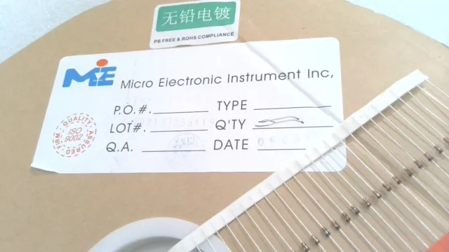 Micro Electronic Instruments Inc 1N4148 Diode, 100V, Qd-4178 (Lot Of 7000)