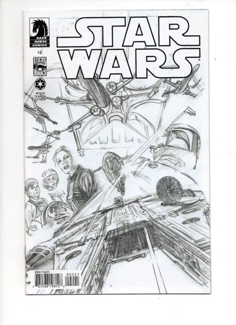 Star Wars #2 Alex Ross Skizzenvariante (1 pro Geschäft) Dark Horse Comic