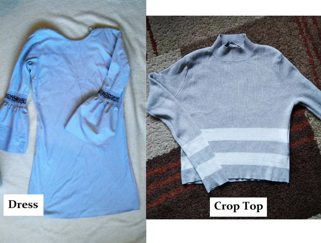 NUOVI vestiti taglia 6 PACCHETTO ETÀ 11-14 Y RAGAZZE abito top ritagliato lungo Slv NUOVO LOOK **