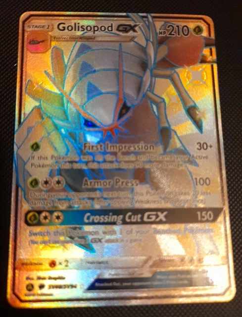 Pokemon SM HIDDEN FATES Golisopod GX PACK FRESH SV48/SV94 FULL ART