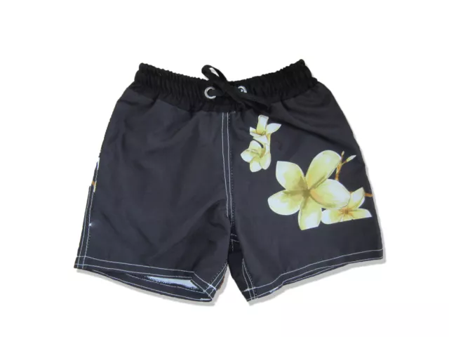 Kids Shorts Board Shorts Frangipani Print Boys Girls Floral Cute Swimmers