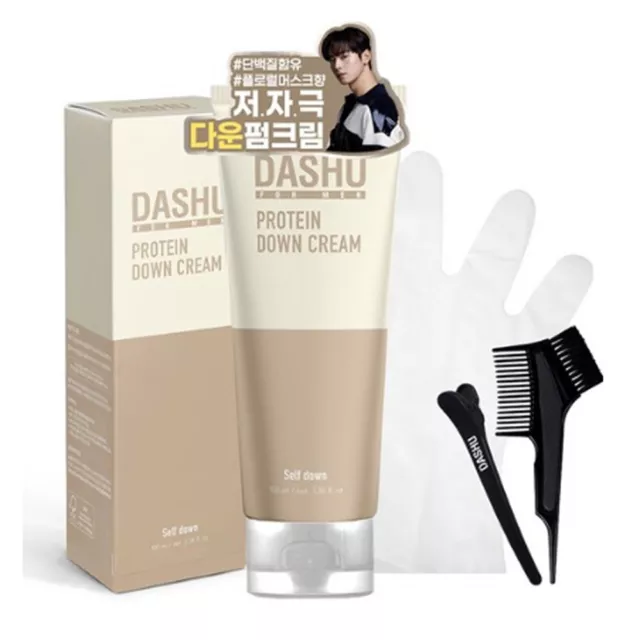 Dashu for Men Protein Down Cream Perm 100ml / Side Hair Self Styling / K-Beauty
