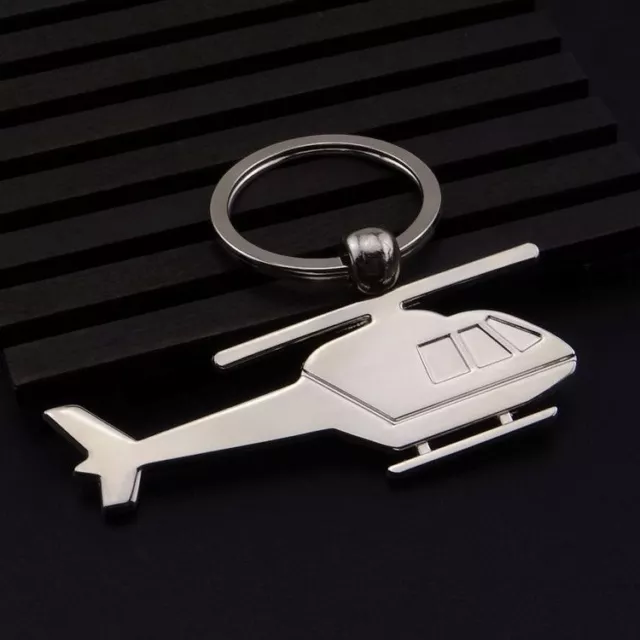 Hubschrauber Pilot Heli Aviator Helikopter Metall Schlüsselanhänger Keychain 3