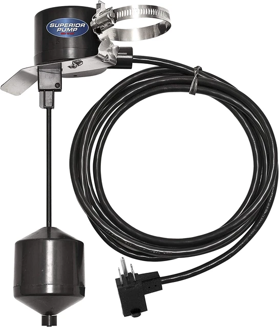 Interruptor flotador vertical 92010, negro