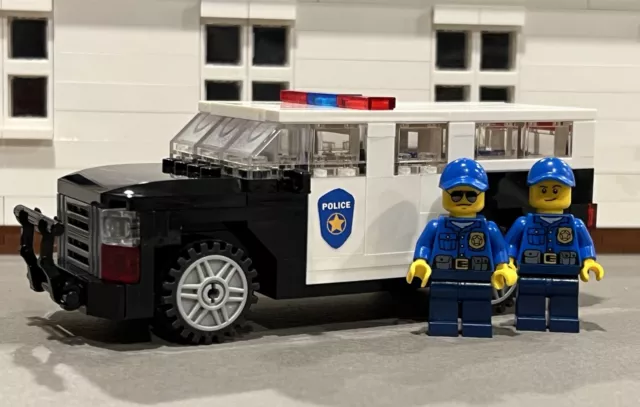 Custom Police Interceptor Utility Miami Dade White Compatible with LEGO®  Bricks