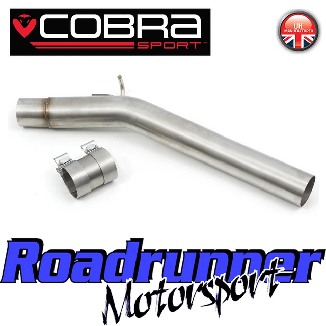 COBRA GOLF R De Res Exhaust Resonator Delete Pipe MK7 7.5 S3 8v VW81 Fits OEM £163.00 PicClick UK