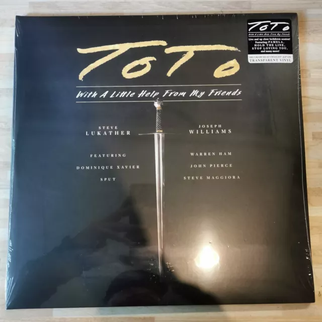 Toto - With A Little Help From My Friends - 2x Transparent Vinyl LP