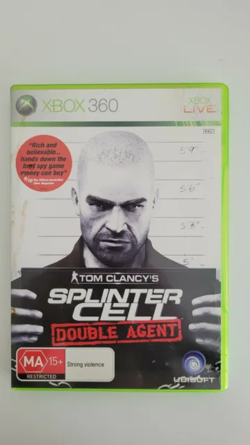 Xbox 360 Tom Clancy's Splinter Cell Double Agent incl Manual PAL Fast Shipping