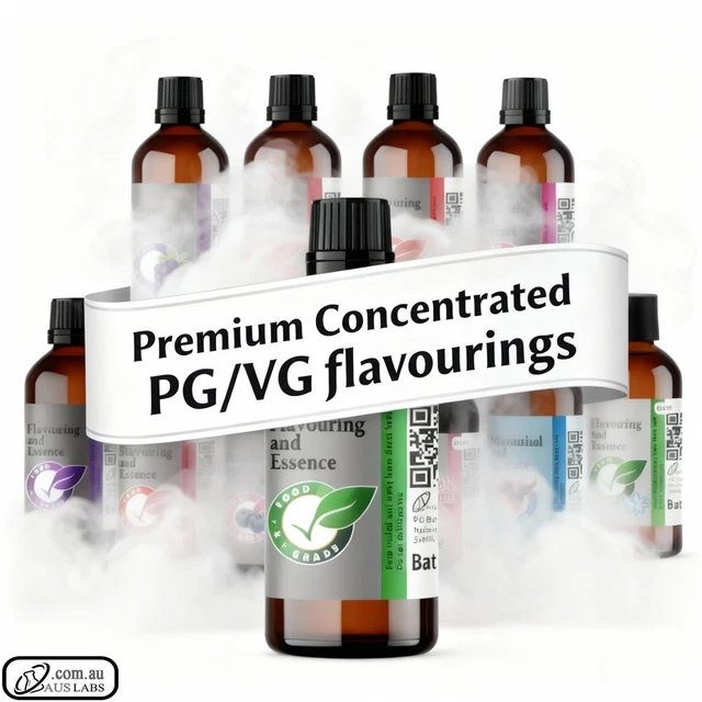 FLAVOURING CONCENTRATE PREMIUM Food Grade Ideal for PG/VG mix 100ml ...