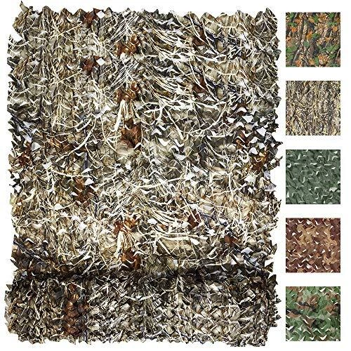 Military Camo Netting, Camouflage Tarp Mesh Net, 6.5ftx5ft Dry Grass