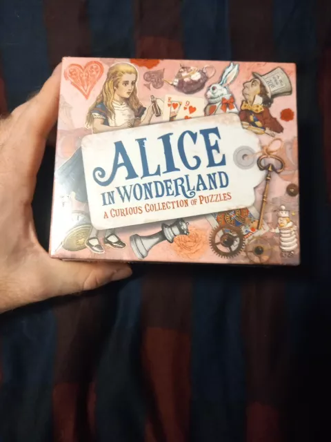 Alice in Wonderland - A Curious Collection Of Puzzles 2016 Brand New & Sealed