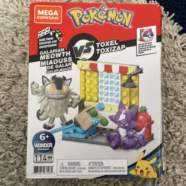 BNIB Onix Super Battle Mega Construx Pokemon Meowth Ekans Staryu Pikachu  Porygon