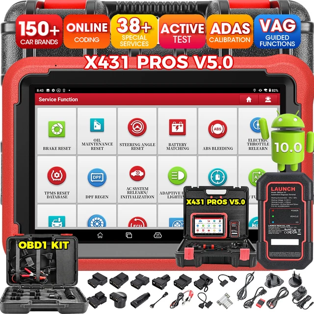 LAUNCH X431 PROS V+ PRO 5 KFZ OBD2 Diagnosegerät Auto Scanner ECU ...