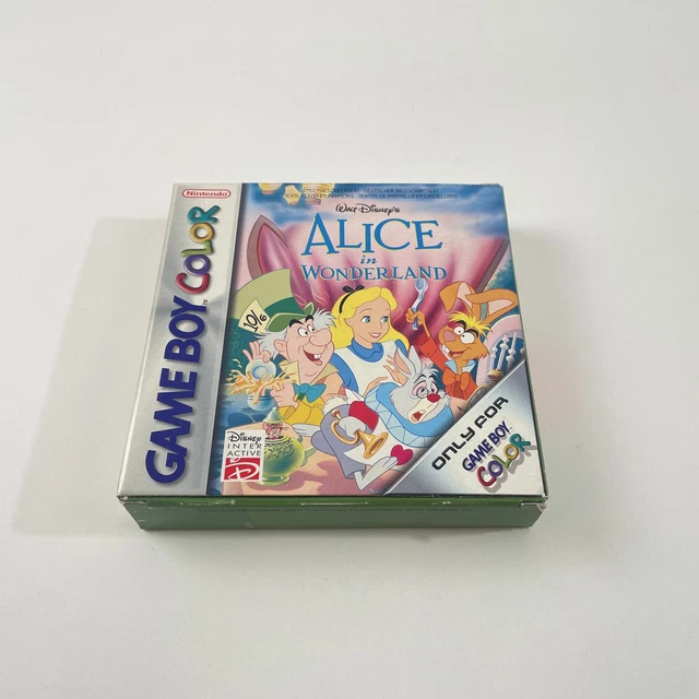 GAME BOY COLOR Boite et notice Walt Disney's Alice in Wonderland EUR