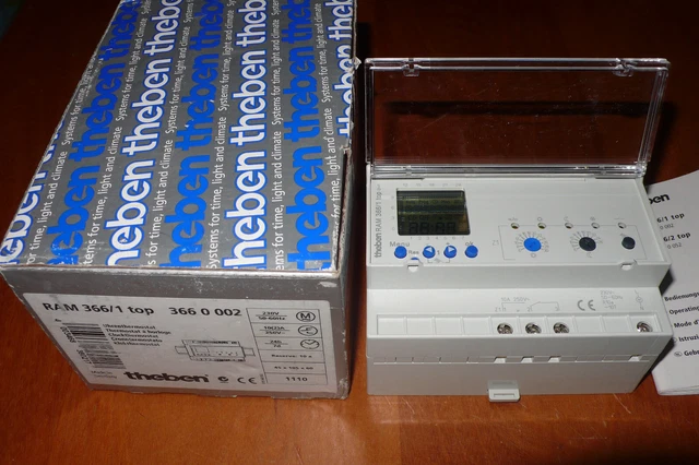 Thermostat D'ambiance Theben RAM 722 - 24V, Blanc, Occasion Fonctionnel