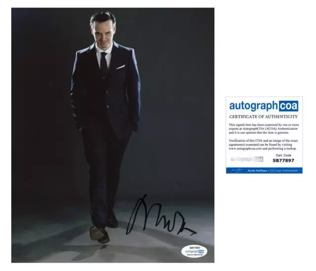 Andrew Scott "Sherlock" AUTOGRAPH Signed 'Jim Moriarty' 8x10 Photo B ACOA