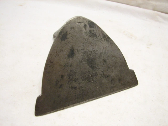Antique Lg Blacksmith Hand Forged Dough Scraper Kitchen Tool 1800's 19th Century