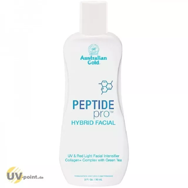 Australian Gold PEPTIDE PRO Hybrid Facial 90 ml Solarium Bräunungs Kosmetik