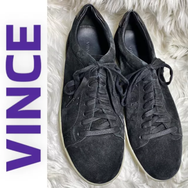 Vince simon best sale suede sneakers