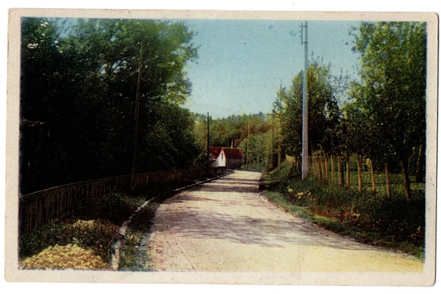 CPA 77 - LORREZ-le-BOCAGE (Seine et Marne) - Route de Paley (Vallée du Lunain)
