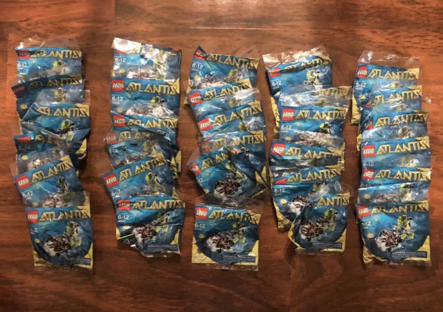 Lego Atlantis 30042 MINI SUB & DIVER 36pc Set NEW Lot of 30 Gifts Party Favors