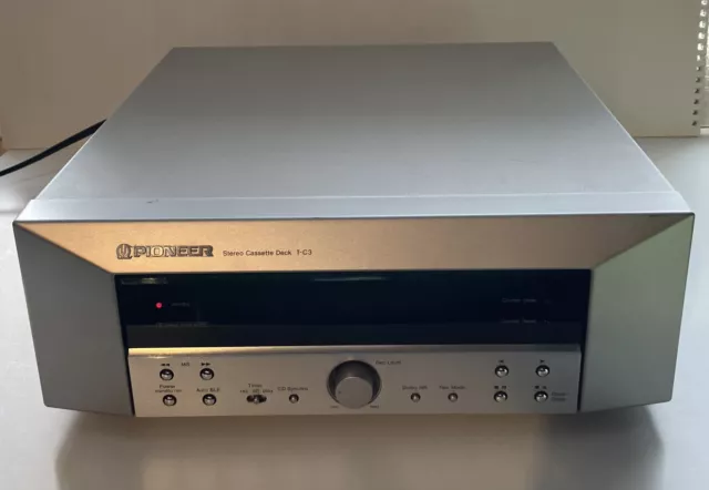 Pioneer Kassettendeck Tapedeck T-C3 - silber- optisch & mechanisch einwandfrei