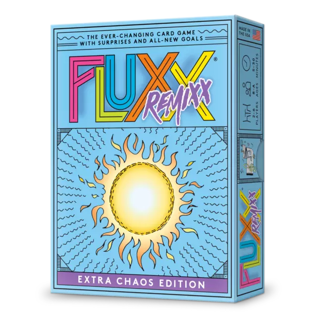 Fluxx Remixx Extra Chaos Edition Card Game Looney Labs LOO-124 Remix Family