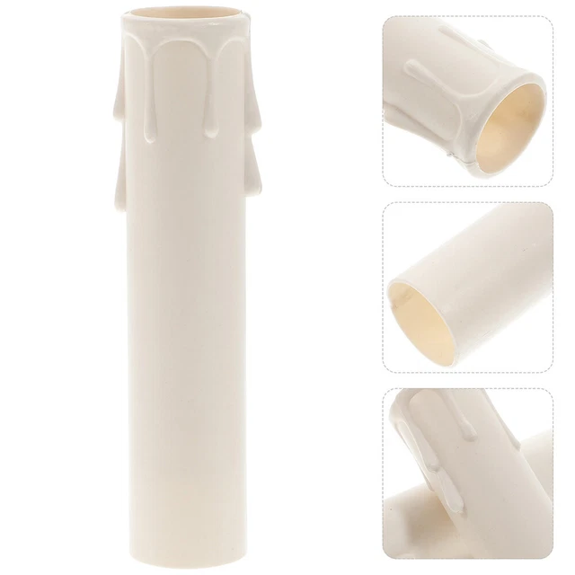 24 Pcs Drip Candle Cover Candelabra Chandelier Lamp Holder Candle Socket Covers