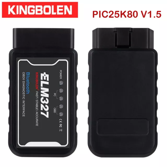 Bluetooth OBD2 OBDII Car Diagnostic Scanner Auto Fault Code Reader Tool ELM327