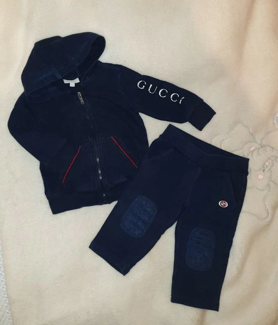 Gucci Baby Boy/Girl Zipped Hooded Tracksuit **Read Description For Size**