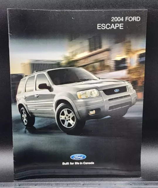 2004 Ford Escape Sales Salesman Showroom Dealer Brochure 14pgs