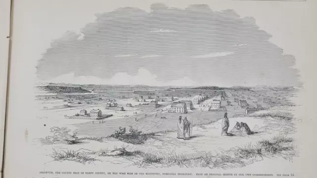 Frank Leslie's  6/5/1858  Nebraska Territory  Bellevue / New Orleans