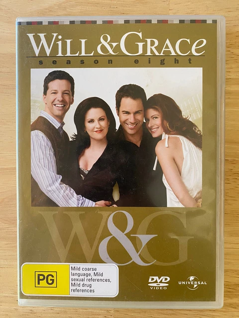 Will & and Grace Complete Season 8 - DVD - Region 4 Free Postage