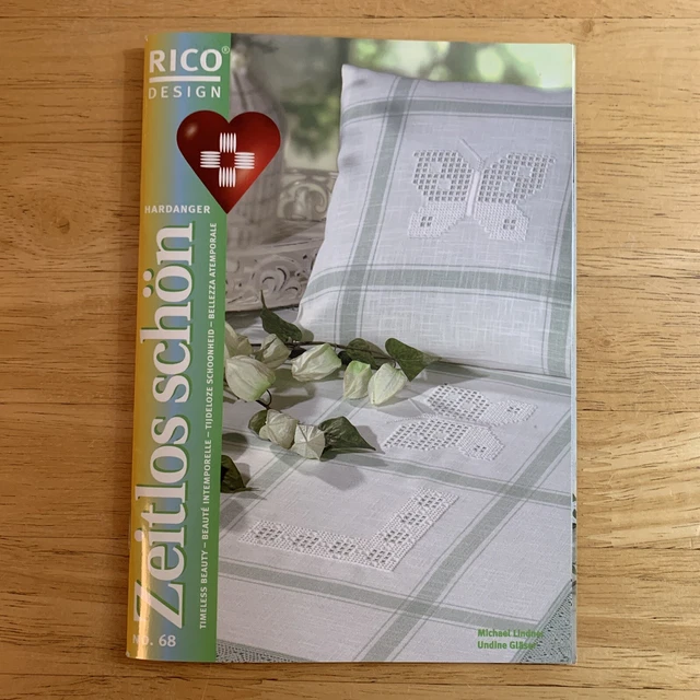 Zeitlos schön Ricco Design No 68 Hardanger Stickanleitungen