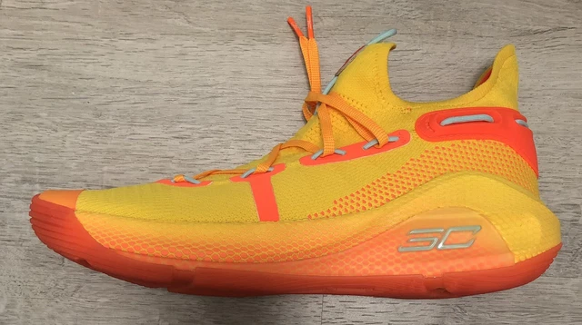 NEW RARE LIMITED Under Armour UA Curry 6 Rep The Bay Yellow  display picture 2