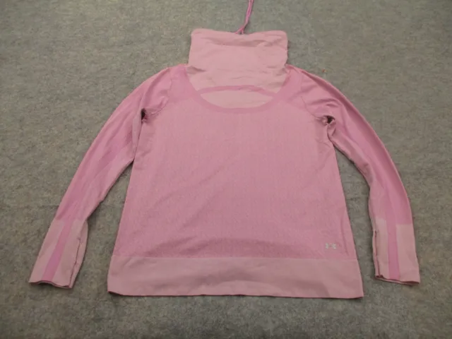 Under Armour Sweater Womens Extra Large Pink Pullover Active Sweatshirt
