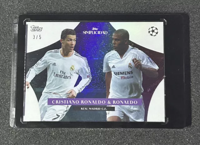 Topps Simplicidad 2023/24 Ronaldo & Cristiano Ronaldo Dual card 3/5