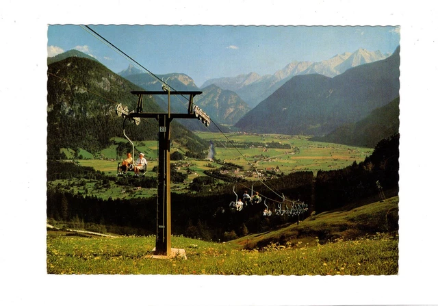 AK Ansichtskarte Lofer / Blick vom Loderbichl mit der Sonneggbahn / Österreich