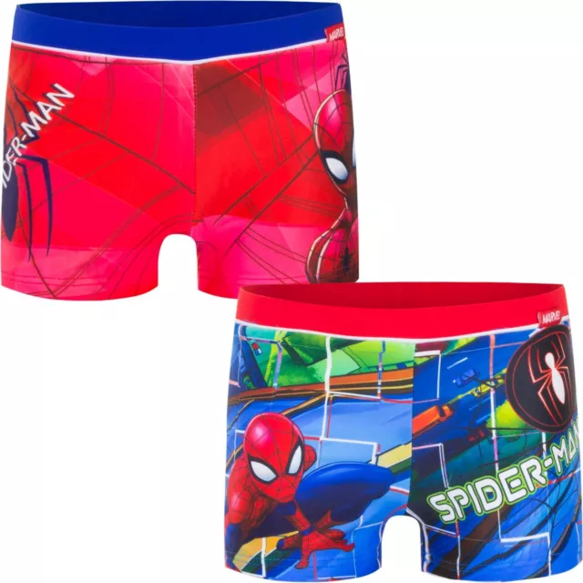 Costume da bagno bambino spiderman boxer pantaloncino bimbo mare piscina 3 4 6 8