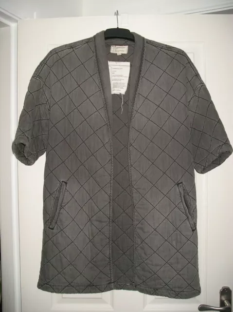Current Elliott Ladies Light Quilted Kimono Style Jacket - Grey  Size 2